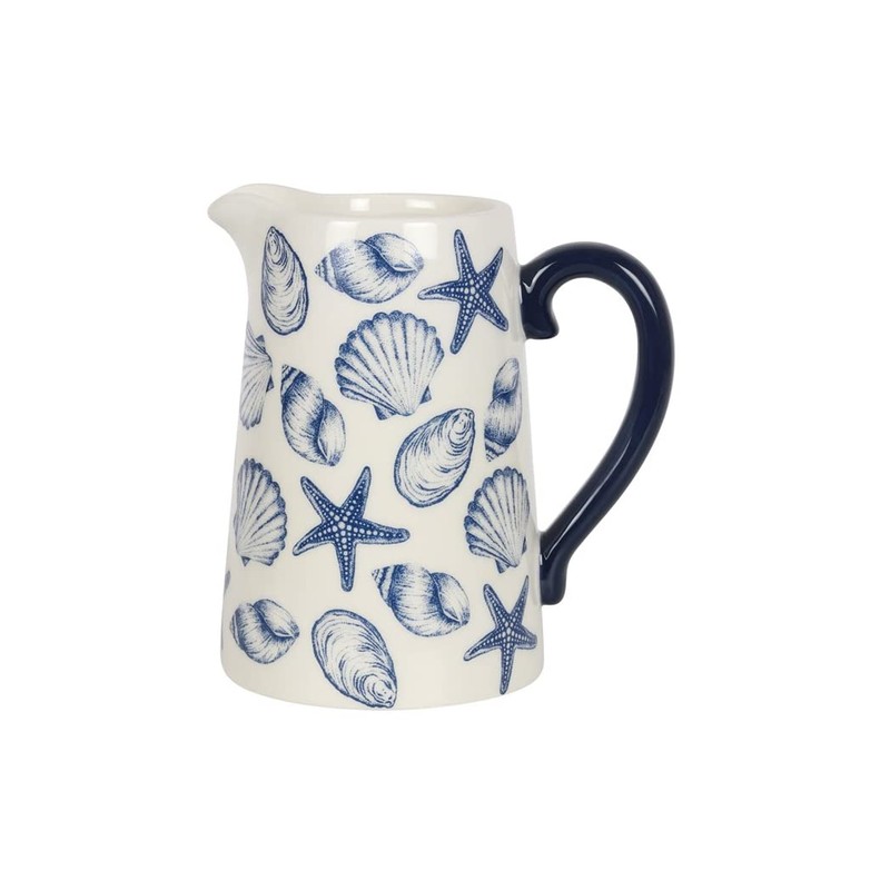 Something Different CO_17822 Ceramic Flower Jug | Seashell | 17
