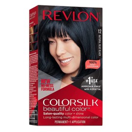 Revlon Colorsilk Beautiful Color, Natural Blue Black [12] 1 ea