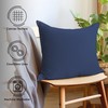 Encasa XO Cotton Throw Pillow Covers Set of 2 I