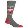 Hot Sox Men's Fun Cocktail Drinks Crew Socks-1 Pair Pack-Happy