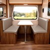 SearchI PU Leather RV Dinette Cushion Covers, Stretch Camper Cushion
