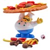 Trisquirrel Topple Pizza Game,Tabletop Balancing Pizza Toy, Poppa's Pizza Pile-Up