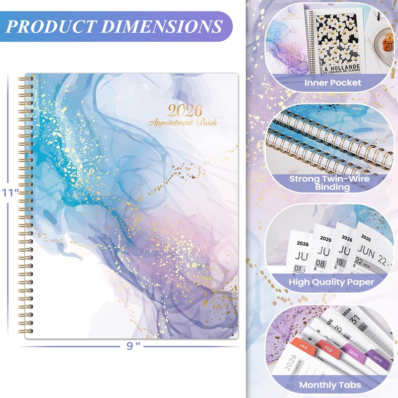 2026-2027 Appointment Book - Daily Planner 2026 from Jan. 2026