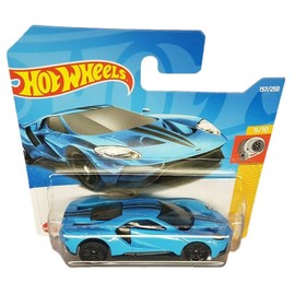 Hot Wheels - ´17 Ford GT - HW Turbo 9/10 - HCW47 - Short Card - Super Sports Car - Light Blue - Mattel 2022