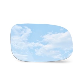 TOEMIRR Mirror Glass Passenger Right Side fit for 2007 2008 2009 2010 2011 2012 2013 Volvo C30 C70 S40 S60 S80 V50 V70 with Adhesive Convex No Backing Plate