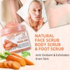 Face Scrub with Vitamin C and Carrot, Gentle Facial Exfoliating