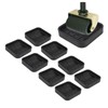 8pcs Wheel Stoppers Rubber Universal Scratch Proof Bed Sofa Caster