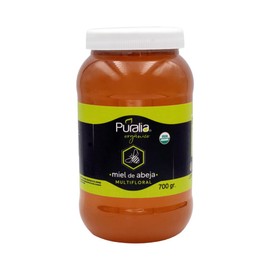 Miel Orgánica Puralia Multifloral Liquida USDA Organic 100% Pura (700 gr)