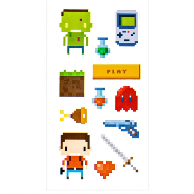 Sticker Set for Kids, Game Theme Stickers