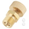 1 Piece Brass Bleed Valve Screw High Pressure Electric Pump