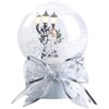 Infactory Christmas Decoration: Singing Santa Snow Globes, Touch Activated, LED