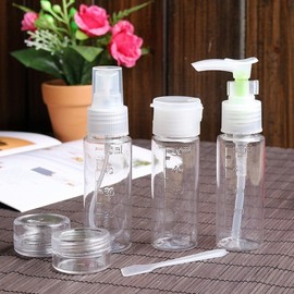 Set of 6 50ml Empty Cosmetic Bottles Set 2ea