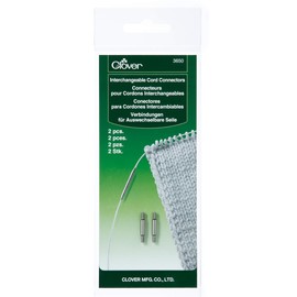 Clover Needlecraft 2-Piece Interchangeable Cord Connectors