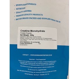 Creatine Monohydrate Pure Powder 500g KNutrition