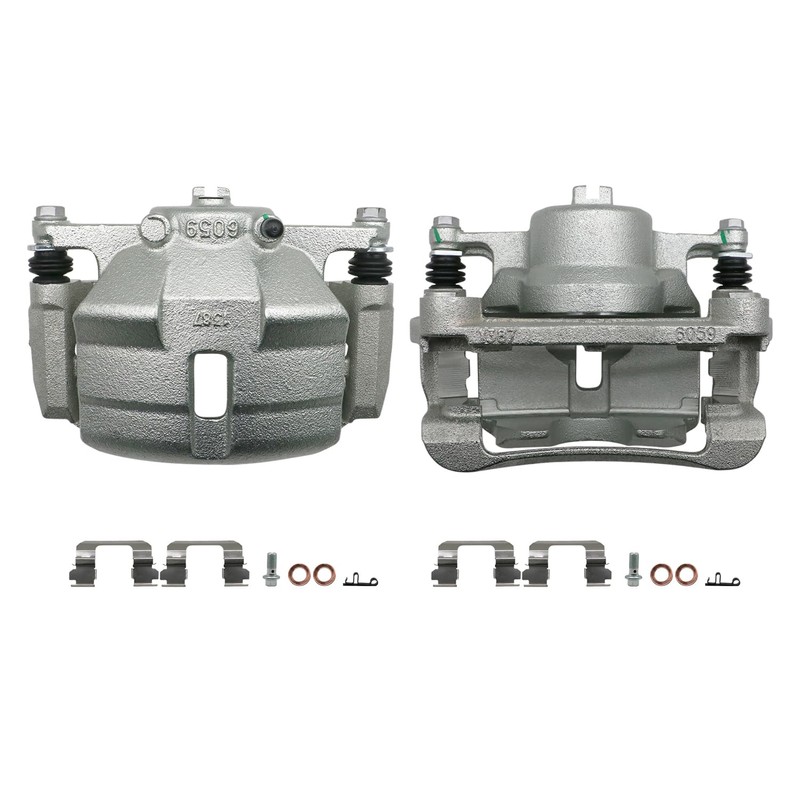 Chefull Front Left Right Brake Calipers With Bracket Fits for
