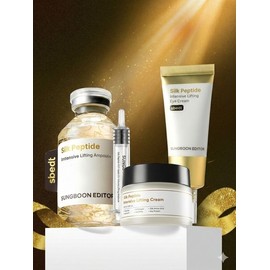 [Zero Gravity Set Shopping Bag Giveaway] Silk Peptide Lifting Ampoule 60ml + Cream 50g + Eye Cream 50g / [무중력세트쇼핑백증정] 실크펩타이드 리프팅 앰플 60ml+크림 50g+아이크림 50g