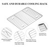 Deedro Baking Sheet with Rack Set [2 Sheets + 2