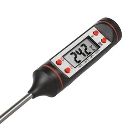 Green Blue GB178 Digital Pen Thermometer, Thermometer Probe for Food, Food Thermometer from -50 °C to approx. +300 °C, LCD Display
