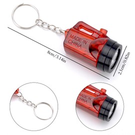 VOSSOT 30 pieces key ring torch mini lamp 4 cm mini torch key ring small LED torch set small mini lamp coloured aluminium children's hand lamp