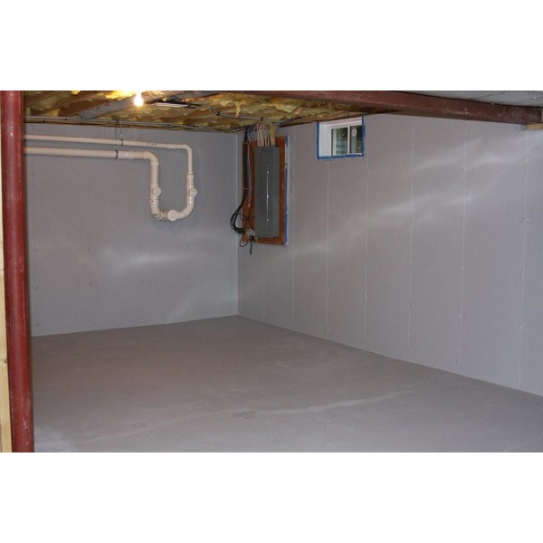 Hydro-Seal 75 Waterpoofing Epoxy 1 Gallon Kit - Resists Over 40 psi, no VOC, Odor Free, Water-Based Epoxy. Just Mix & Apply Like Paint to Basement Walls & Floors.