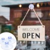 LJFEA Pack of 20 Transparent Suction Cups, PVC Plastic Suction
