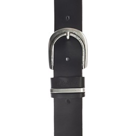 MUSTANG 35 mm Leather Belt W85 Black, black
