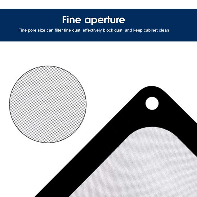 5 Pcs Cooler Fan Filter, 120 x 120 x 1.7