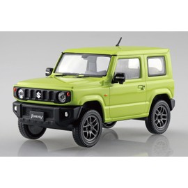 Aoshima Bunka Kyozai 1/32 Easy Plastic Snap Kit No.09-KY Suzuki JB64 Jimny Kinetic Yellow Color Coded Plastic Model (Automotive)