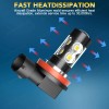 SHENKENUO 4pc LED Headlight High Low Fog Light Bulbs Combo