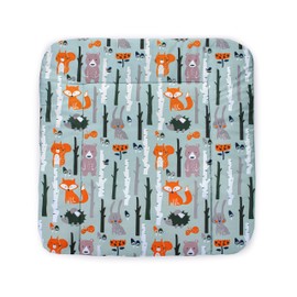 Balbina® Cotton Changing Mat Soft Changing Table Mat for Changing Tables Washable 60 x 70 cm I Forest Mint