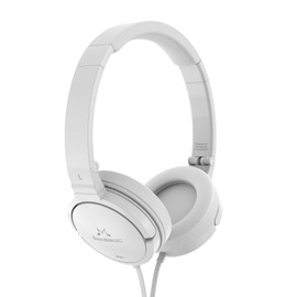 Soundmagic P22 Wired On Ear Headphones No Microphone HiFi Stereo Portable Headphone Lightweight and Foldable Comfortable Fit Noise Isolating White FD71190101