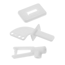 VGOL 20 Sets Plastic Control Horns 4-Hole for RC Model Airplane Electric Aircraft KT Rudder Angle Foam Electric Plane Fixed-Wing DIY Accessories