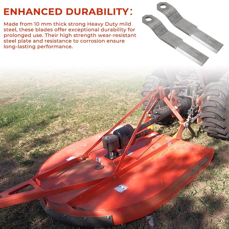 MOTOQUEEN Heavy Duty Replacement Bush Hog Rotary Grass Cutter Blades