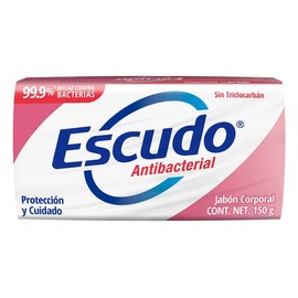 Jabón en Barra Escudo Antibacterial Rosa 150g 4 X ESCUDO ROSA JABON ANTIBACTERIAL -SOAP BARS - 4 de 150g - FREE SHIPPING