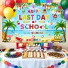 AIBIIN Happy Last Day of School Summer Graduation Backdrop End