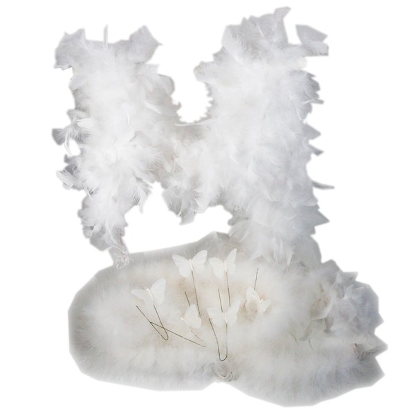 Berfutall-Elegant and Versatile Turkey Feather Boa 30 Grams and Marabou