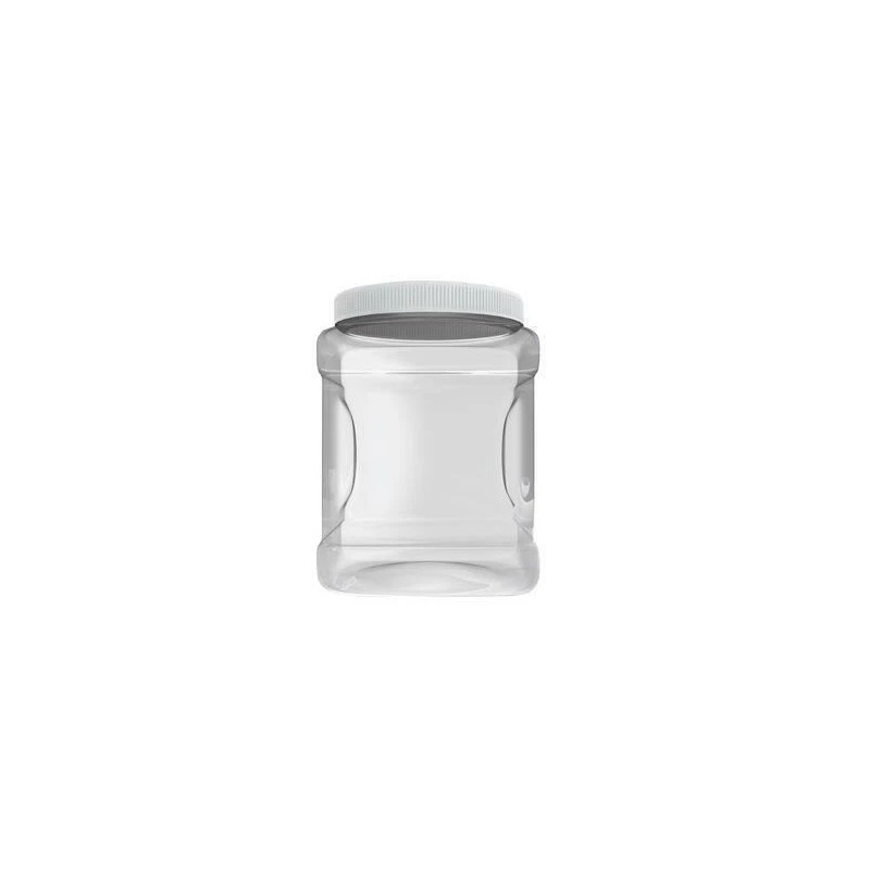 Tool Shop Plastic 32 oz. Parts Storage Clear Grip Jar