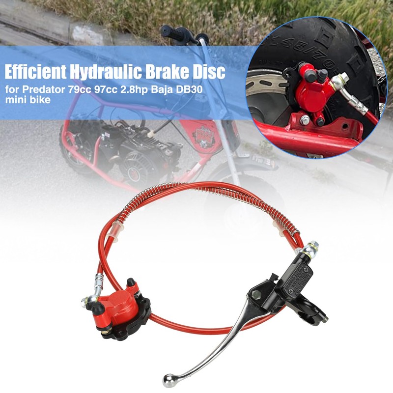 YOXUFA Mini Bike Hydraulic Disc Brake Caliper Kit Replacement for