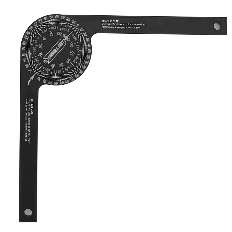 0~360° Woodworking Protractor Aluminium Alloy Angle Finder Angle Measuring Tool