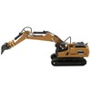 Backhoe Loader Heavy Duty Wheeled Excavator Durable 1: 60 Scale