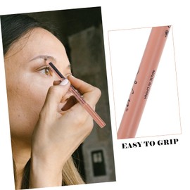 TOVINANNA 12pcs Dual Purpose Eyeliner Palette Highlighter Two Prong Pen Glitter Wipes Colors Concealer Women Lipsticks Brushes Cosmetics Eyeshadow Face Makeup Blush Razors Wood