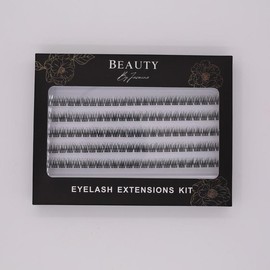 120 pcs Lash Clusters Kit Waterproof Eyelash Extension Kit With Lash Bond And Seal Soft False Eyelashes Clusters Set For Women Makeup Cosmetic Eyelashes Extensions