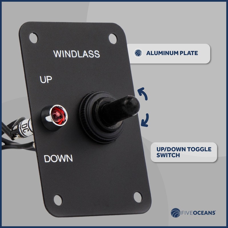 Marine Anchor Windlass up & Down 12v Toggle Control Switch