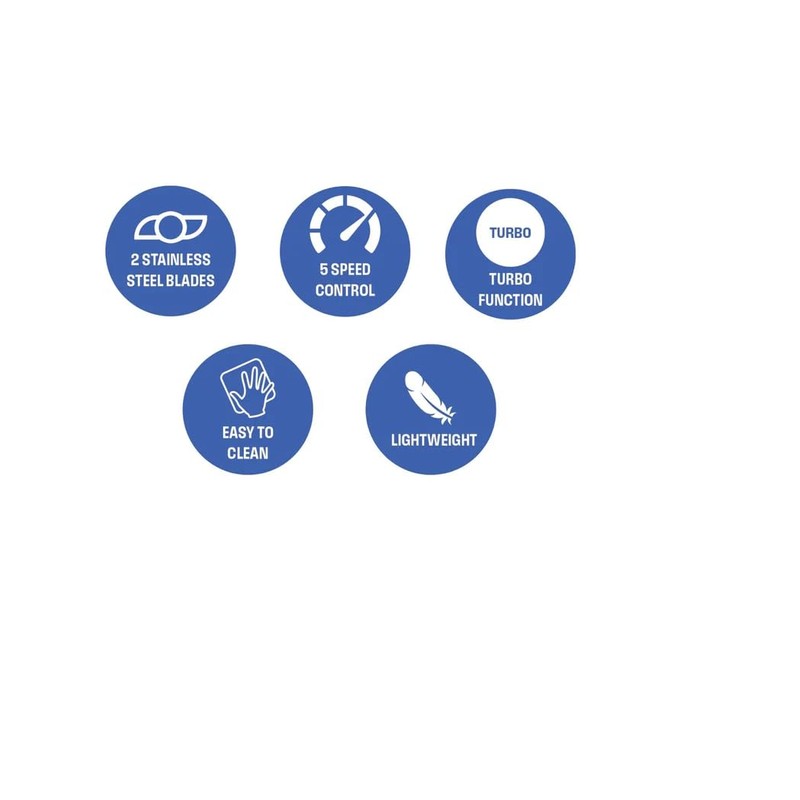 Westinghouse Hand Blender, Black, Stainless Steel, Kitchen, Kitchen Accessories