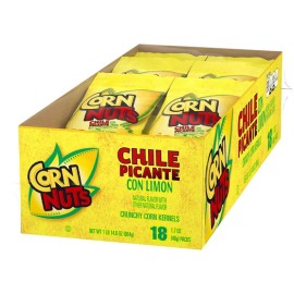 Corn Nuts Chile Picante con Limón 1.7 oz, 18‑Pack – Crunchy & Spicy