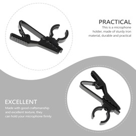 10pcs Lavalier Parts mic clip on mic clip Lavalier Clips mic collar clip mini mini mics Mic Holder Clip set lapel iron