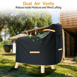 Waterproof Protective Cover for Wooden Horses, 420D Oxford Fabric, UV-Resistant, Universal Garden Tarpaulin for Horses with 5 Reflective Strips, Drawstring, Buckle (Black, 160 x 110 x 70 cm)