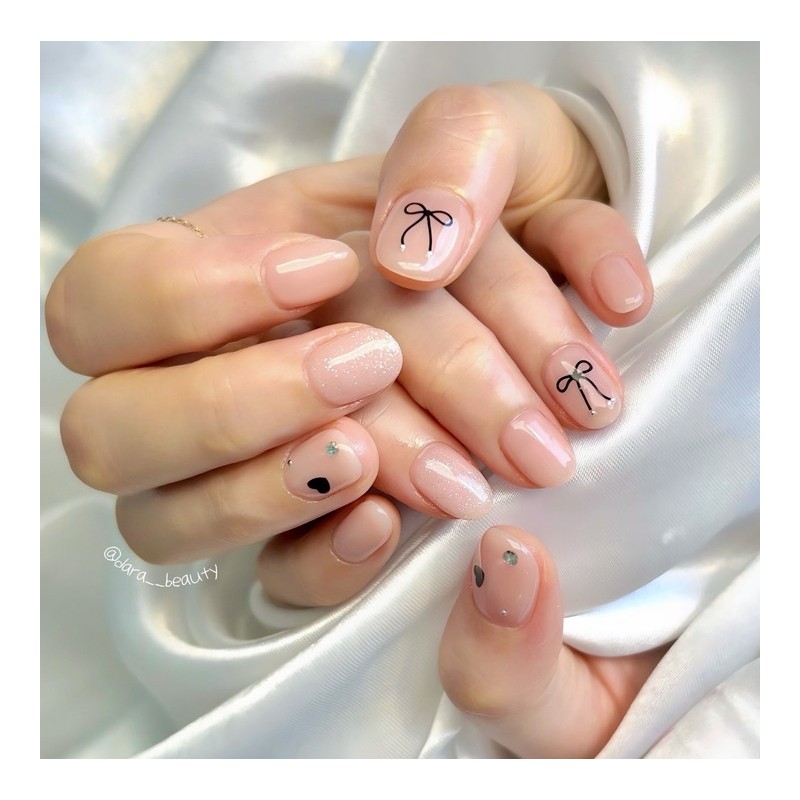 Dara Beauty March 2025 Art of the MonthRibbon Nail❣ -