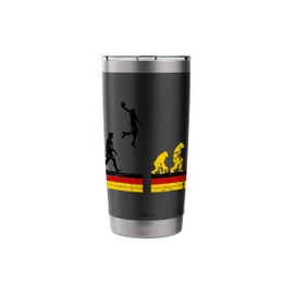 Basketball Sports Evolution for BBall Lovers Dunk Stainless Steel Insulated Tumbler