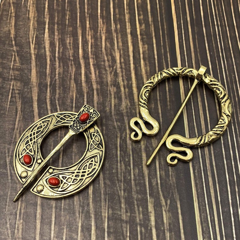 XGALA - Broche Vikingo, Prendedores para Ropa, Estilo clásico, 2